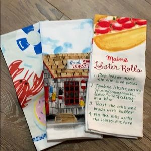 Stonewall Lobster Themed Kitchen Towels